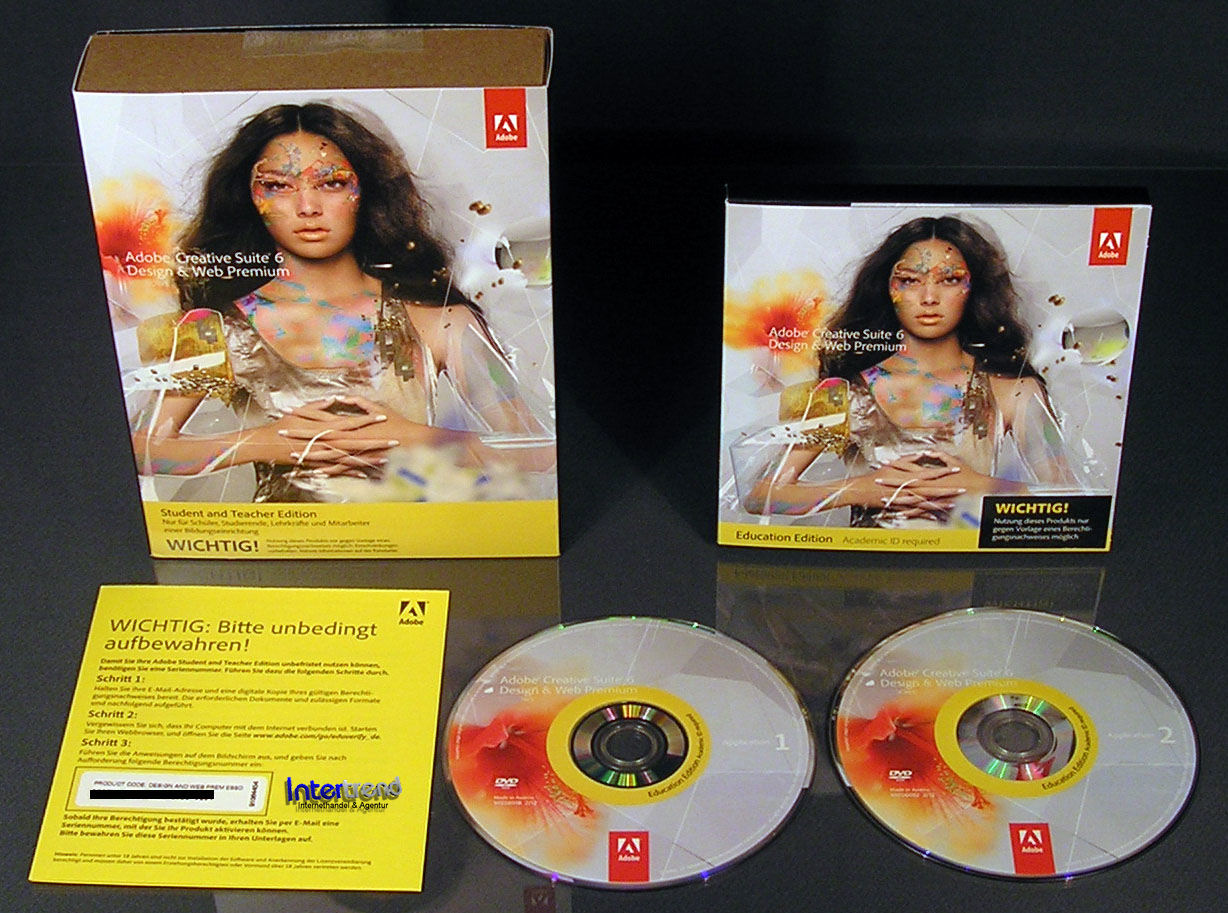 Adobe Creative Suite 6 Design & Web Premium Mac Full Version BOX